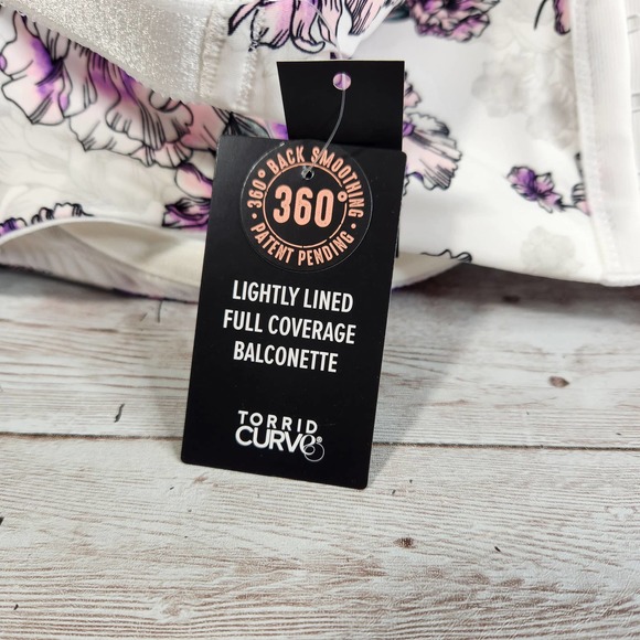 Torrid Balconette Lightly Lined 360 Back Smoothing Bra 44F - Picture 5 of 7